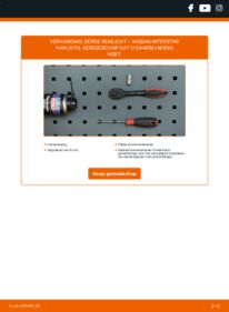 Vervangen: Extra-Remlicht dCi 120 Nissan Interstar Van