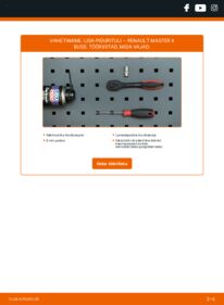 Kuidas välja vahetamist läbi viia: Renault Master II Buss 2.5 dCi Lisa-pidurituli