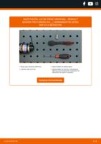 Tercera luz de freno RENAULT Master Pro Furgón (FH__) 1998 PDF tutorial de reemplazo