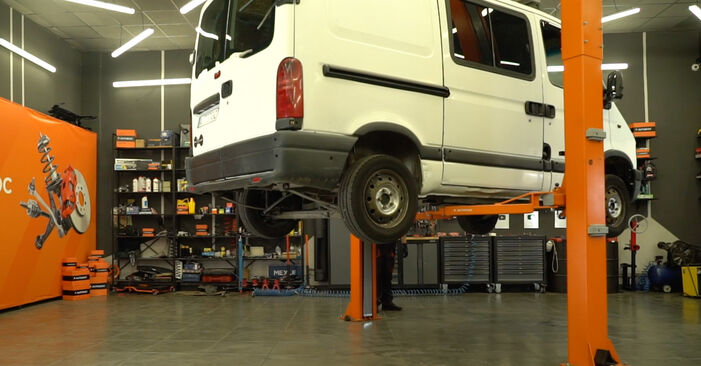 RENAULT MASTER Amortisseur remplacement : manuels d'atelier gratuits