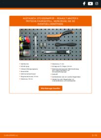 Wie der Wechsel ausgeführt wird: Stoßdämpfer 2.5 dCi Renault Master 2 Pritsche