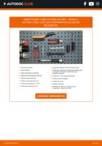 Cabo de travão de estacionamento RENAULT MASTER II Caixa (FD) 2018 | PDF manual de substituição