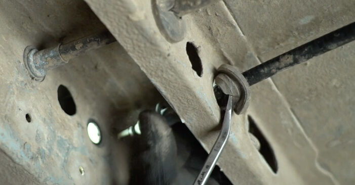 Wie lange benötigt das Auswechseln der Teile: Handbremsseil beim Renault Master 2 Pritsche 2006 - Detailliertes PDF-Tutorial