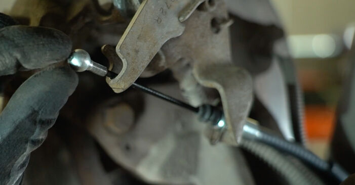 Renault Master 2 Pritsche 2.8 dTI 2000 Handbremsseil austauschen: Unentgeltliche Reparatur-Tutorials