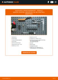 Wie der Wechsel ausgeführt wird: Spurstangenkopf 2.5 dCi Renault Master 2 Kastenwagen