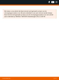 Vervangen: Ruitenwisserpomp 1.2 (BB0A, BB0F, BB10, BB1K, BB28, BB2D, BB2H, CB0A,... Renault Clio 2