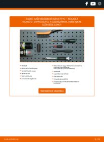 Hogyan végezze a cserét: 1.5 dCi Renault Kangoo Express Mosóvíz szivattyú