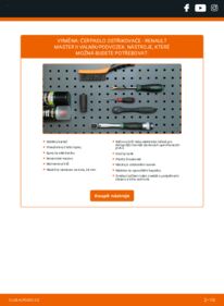 Jak provést výměnu: Cerpadlo ostrikovace Master II Valník/Podvozek 2.5 dCi