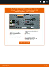 Comment effectuer un remplacement de Pompe De Lave-Glace 2.5 dCi Renault Master 2 Сamion à Plateau