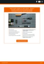 Bomba de água limpa vidros RENAULT MASTER II Camião de plataforma/chassis (ED/HD/UD) 2011 | PDF manual de substituição