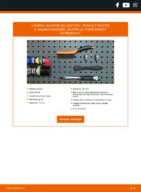 Jak provést výměnu: Ulozeni motoru Master II Valník/Podvozek 2.5 dCi