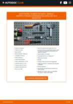 Rodamiento de rueda parte delantera y trasera RENAULT MASTER II Furgón (FD) 2017 PDF tutorial de reemplazo