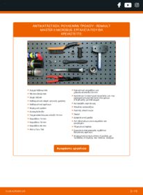 Πώς να πραγματοποιήσετε αντικατάσταση: Ρουλεμάν τροχών na Master II Microbus 2.5 dCi