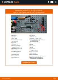 Wie der Austausch bewerkstelligt wird: Radlager 2.5 dCi Renault Master 2 Kastenwagen