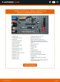 Jak provést výměnu: Lozisko kola Master II Van 2.5 dCi