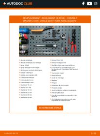 Comment effectuer un remplacement de Roulement de roue 2.5 dCi Renault Master 2