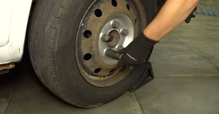 RENAULT MASTER II Bestelwagen (FD) 2.8 dTI 2012 Wiellager zelf remplaceren– online tutorial