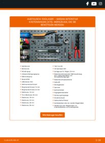 Wie der Austausch bewerkstelligt wird: Radlager dCi 120 Nissan Interstar Kastenwagen