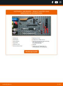 Wie der Ersatz vollführt wird: ABS Sensor 2.5 dCi Renault Master II Bus