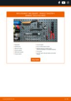 ABS wheel speed sensor RENAULT MASTER II Bus (JD) 2014 | PDF changing guide