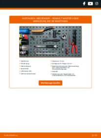 Wie der Wechsel ausgeführt wird: ABS Sensor 2.5 dCi Renault Master II Bus