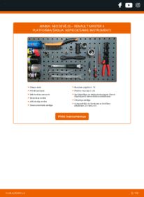 Kā veikt nomaiņu: 2.5 dCi Renault Master 2 Platforma Kustības dinamikas regulēšana