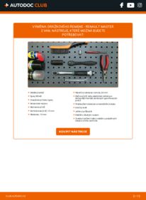 Jak provést výměnu: Klinovy zebrovany remen Master II Van 2.5 dCi