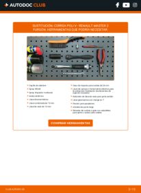 Cómo cambiar Correa Poly V Renault Master 2 Furgón