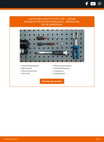 Wie der Austausch bewerkstelligt wird: Kraftstofffilter dCi Interstar