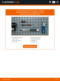 Wie der Austausch bewerkstelligt wird: Kraftstofffilter 2.5 dCi Primastar X83