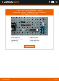 Kuinka vaihtaa Polttoainesuodatin 2.5 dCi Primastar X83 -autoon