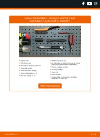 Kā veikt nomaiņu: 2.5 dCi Renault Master II Bus Ķīļrievu siksna