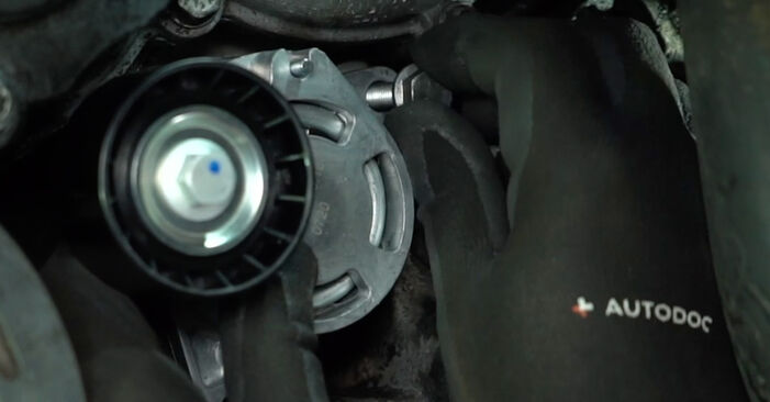 Cambiar Correa Poly V Renault Master 2 Camión de plataforma 2.8 dTI 2000: manuales de taller gratuitos