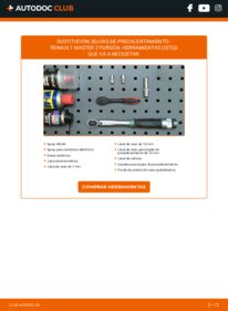 Cómo cambiar Bujías de Precalentamiento Renault Master 2 Furgón