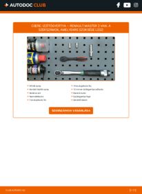 Hogyan végezze a cserét: 2.5 dCi Renault Master 2 Van Izzítógyertya