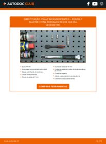 Como realizar a substituição de Vela de Incandescência 2.5 dCi Renault Master 2 Van