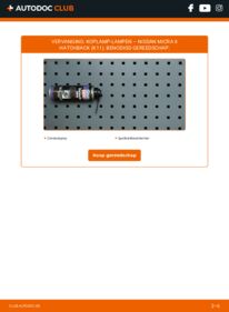 Vervangen: Gloeilamp Koplamp 1.0 i 16V Nissan Micra K11