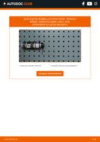 Bombilla de faro Xenon y LED RENAULT Scénic I Monovolumen (JA0/1, FA0) 2005 PDF tutorial de reemplazo