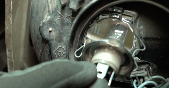 Changing Headlight Bulb on NISSAN Patrol III/1 Off-Road (W160) 2.8 D 4x4 1982 by yourself