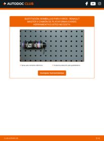 Cómo cambiar Lámpara de Faro Renault Master 2 Camión de plataforma