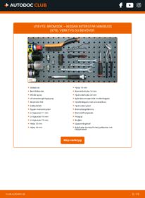 Så byter du Bromsok på dCi 120 Nissan Interstar Minibus