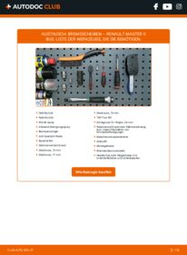 Wie der Austausch bewerkstelligt wird: Bremsscheiben 2.5 dCi Renault Master II Bus