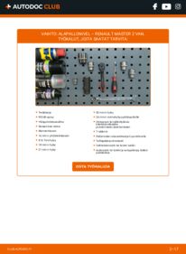 Kuinka vaihtaa Alapallonivel 2.5 dCi Renault Master 2 Van -autoon