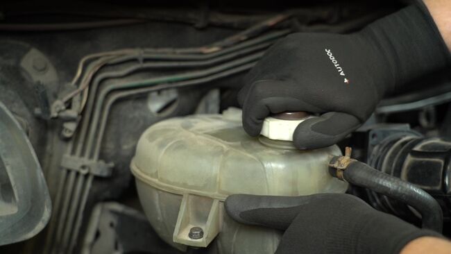 Wechseln Ausgleichsbehälter am RENAULT MASTER II Bus (JD) 2.5 D 2001 selber