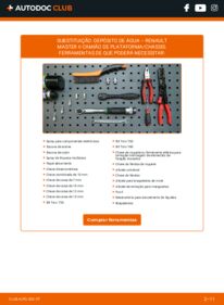 Como realizar a substituição de Depósito de Compensação Refrigerante 2.5 dCi Renault Master 2 Camião de plataforma