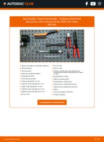 Cum să efectuați înlocuirea: Radiator Racire Nissan Interstar Bus dCi 120