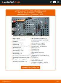 Cómo cambiar Kit De Reparación Pinza De Frenos Renault Master 2 Furgón