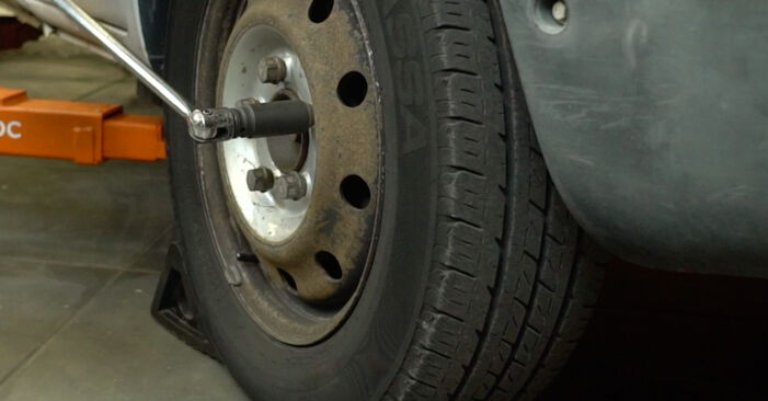 Nissan Interstar Bus dCi 115 2004 Bremssattel Reparatursatz austauschen: Unentgeltliche Reparatur-Tutorials