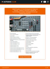 Como realizar a substituição de Kit De Reparação Pinças De Travão 2.5 dCi Renault Master 2 Camião de plataforma