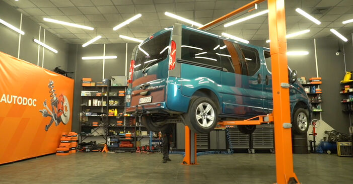 Jak vyměnit Tlumic perovani na OPEL VIVARO - bezplatné PDF a video návody.